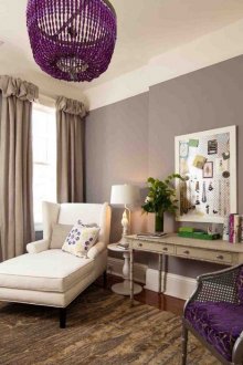 Καφέ κουρτίνες στο σαλόνι