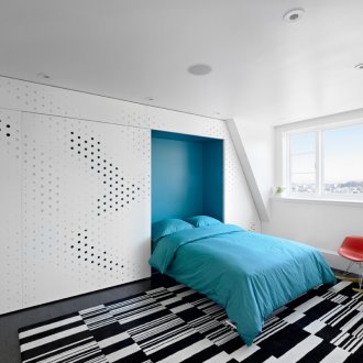 Εντοιχισμένο διπλό κρεβάτι