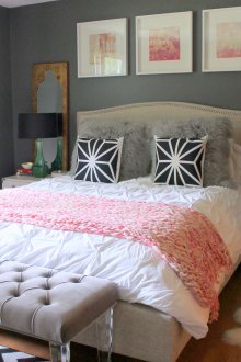 Πλατεία εσωτερικά έργα ζωγραφικής πάνω από το κρεβάτι