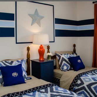 Μικρό υπνοδωμάτιο ναυτικού στυλ