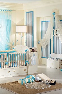 Ναυτικό στυλ παιδικό δωμάτιο