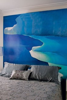 Ναυτικό στυλ υπνοδωμάτιο τοιχογραφία