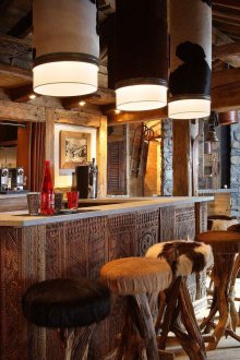 Κουζίνα με στυλ σαλέ