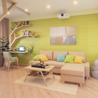 Οικολογικό μικρό σαλόνι