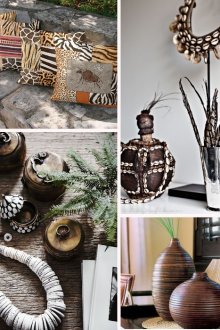 Διακόσμηση επιλογές για τη δημιουργία ενός αφρικανικού στυλ στο εσωτερικό