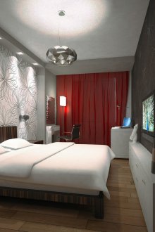 Μια πληθώρα διαφορετικών φωτιστικών στο υπνοδωμάτιο