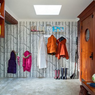 Λινοτάπητα στο διάδρομο του σπιτιού