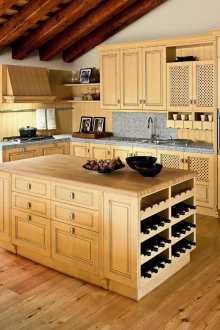 Ιταλική κουζίνα ξύλου στυλ