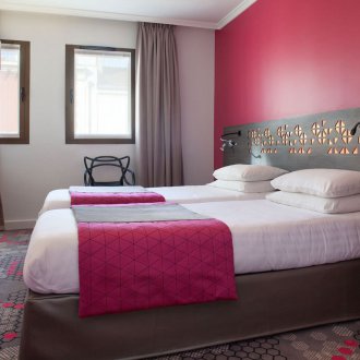 Art Nouveau ροζ πόρτα