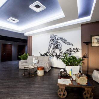 Robot σχέδιο στο εσωτερικό