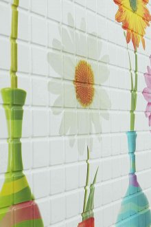 Πάνελ από PVC για πλακάκια μπάνιου