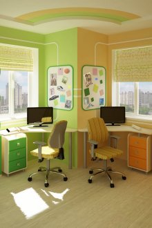 Ο συνδυασμός πράσινου και πορτοκαλιού στο φυτώριο