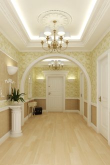 Καλύμματα τοίχου και οροφής σε εσωτερικό στιλ της Προβηγκίας