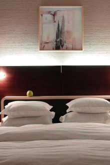 Λευκή στόκος στην κρεβατοκάμαρα