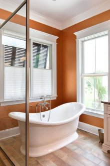 Ροδάκινο έπιπλα στο μπάνιο