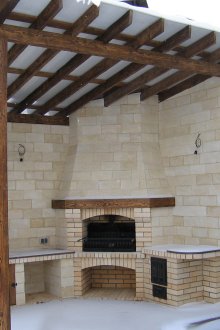 Εσωτερικό BBQ μπορεί να χρησιμοποιηθεί όλο το χρόνο