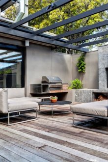 Ψησταριά στη βεράντα