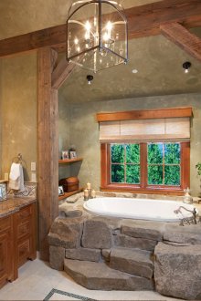 Μπάνιο με στυλ χώρας