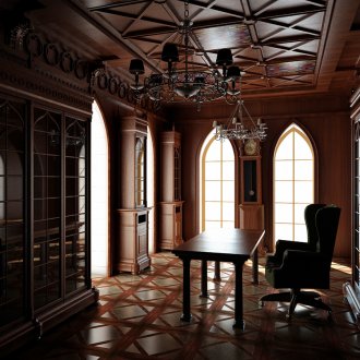 Καμπίνα στο γοτθικό στιλ