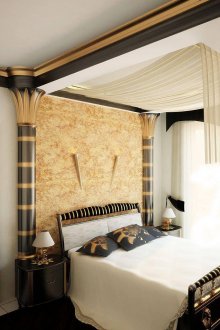 Αιγυπτιακό σχεδιασμό υπνοδωματίου στυλ