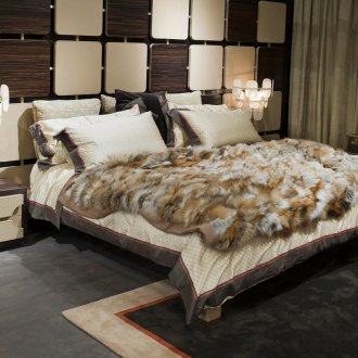 Όμορφο υπνοδωμάτιο σε στυλ κυνηγιού