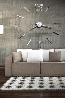 Μεγάλο ρολόι στο σαλόνι