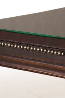 Δερμάτινο τραπέζι διακόσμηση