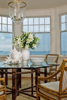 Θαλάσσιος σχεδιασμός του καθιστικού-τραπεζαρίας