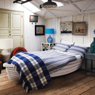 Ναυτικό υπνοδωμάτιο στυλ vintage