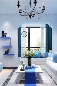 Θαλάσσια διακόσμηση στο σαλόνι