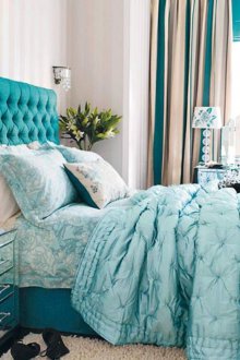 Τυρκουάζ υπνοδωμάτιο