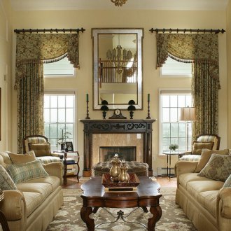 Βαθιά παστέλ αποχρώσεις σε ένα βικτοριανό σαλόνι